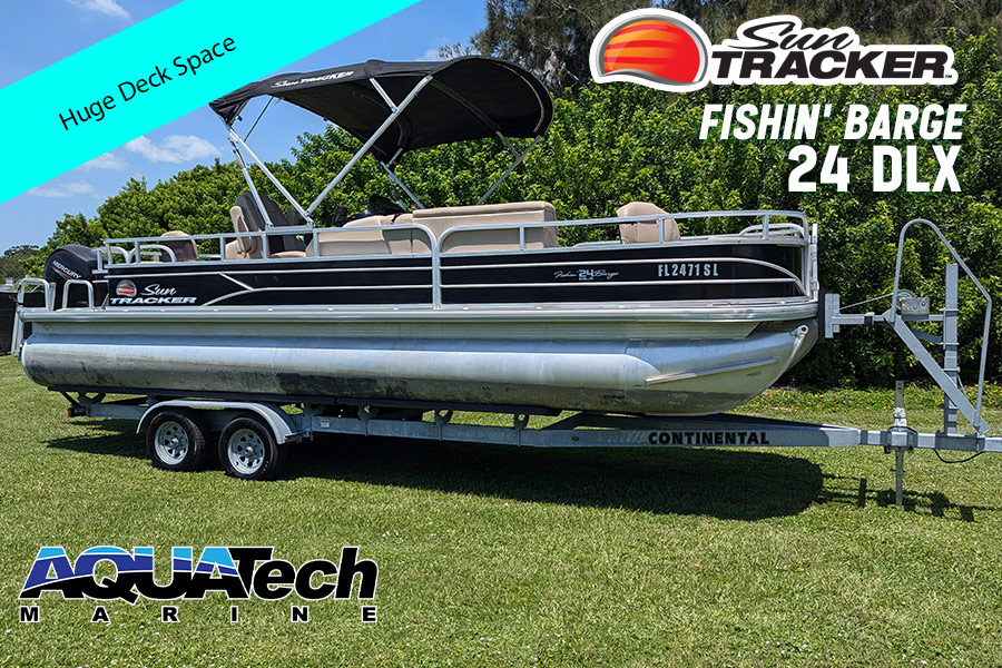 2019 Sun Tracker Fishin' Barge 24 DLX For Sale