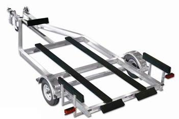 Airboat Series Aluminum Magic Tilt Boat Trailer