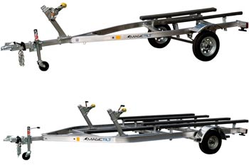PWC Series Aluminum Magic Tilt Boat Trailer